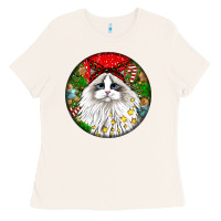 Bone christmas ragdoll  cat Ladies Tee - LillyAllenDesigns