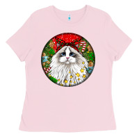 Christmas Ragdoll  Cat Ladies Tee | Teevron