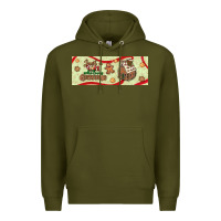 Army Green just a girl who loves christmas Premium Hoodie - BundleAndBundleShop