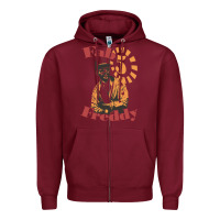 Fab 5 Freddy 80s Hip Hop Zipper Hoodie | Teevron