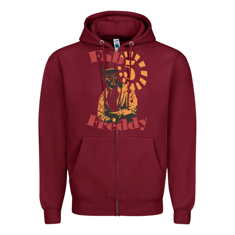 Fab 5 Freddy 80s Hip Hop Zipper Hoodie by tuanDangUi | Teevron