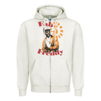 Oatmeal Heather fab 5 freddy 80s hip hop Zipper Hoodie - tuanDangUi