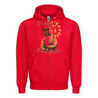 Red fab 5 freddy 80s hip hop Zipper Hoodie - tuanDangUi