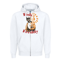 White fab 5 freddy 80s hip hop Zipper Hoodie - tuanDangUi