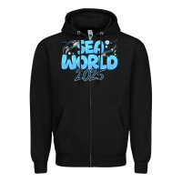 Black Sea World 2025 Zipper Hoodie - CowhideDigitalArt