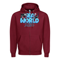 Sea World 2025 Zipper Hoodie | Teevron