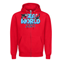 Red Sea World 2025 Zipper Hoodie - CowhideDigitalArt