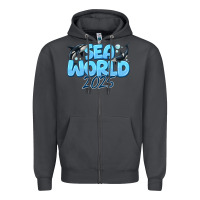 Smoke Sea World 2025 Zipper Hoodie - CowhideDigitalArt