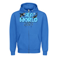 True Royal Sea World 2025 Zipper Hoodie - CowhideDigitalArt