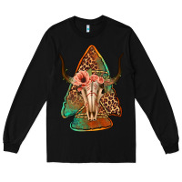 Black bullskull arrowhead Long Sleeve Tee - Jasminsmagicworld