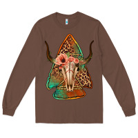 Chestnut bullskull arrowhead Long Sleeve Tee - Jasminsmagicworld