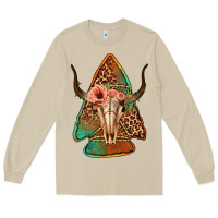 Mushroom bullskull arrowhead Long Sleeve Tee - Jasminsmagicworld