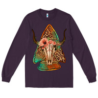 Plum bullskull arrowhead Long Sleeve Tee - Jasminsmagicworld
