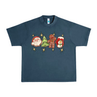 Midnight Navy Christmas gingerbread cookies Urban Heavy Tee - texasbilliewilder