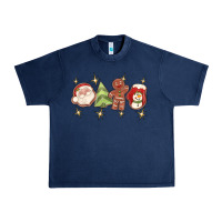 Navy Christmas gingerbread cookies Urban Heavy Tee - texasbilliewilder