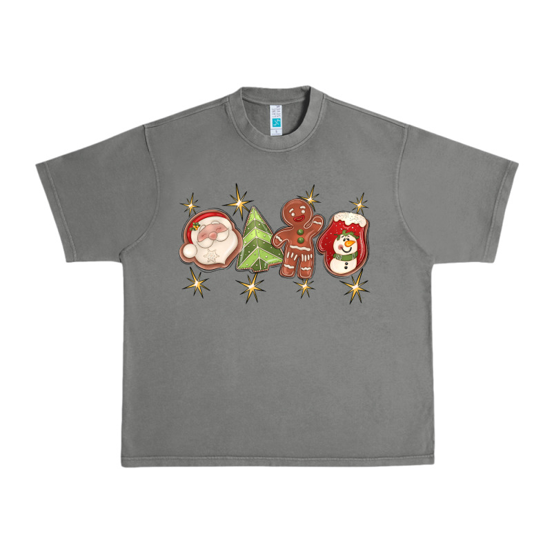 Christmas Gingerbread Cookies Urban Heavy Tee by texasbilliewilder | Teevron