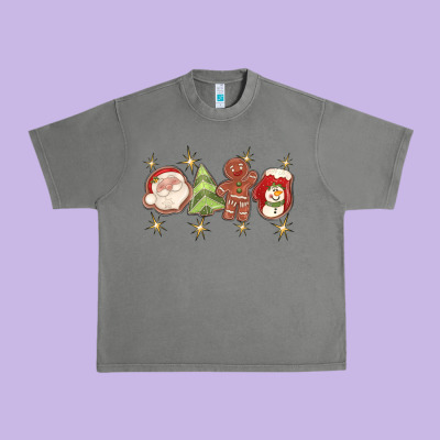 Christmas Gingerbread Cookies Urban Heavy Tee Designed By Texasbilliewilder