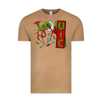 Vintage Camel Christmas Character Vintage Tee - NancyCooperArtShop