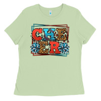 Matcha Cheer Baseball stitchs Ladies Tee - LillyAllenDesigns