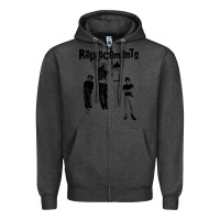 Charcoal Heather hanging with the replacements Zipper Hoodie - tuanDangUi