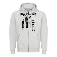 Dove Grey hanging with the replacements Zipper Hoodie - tuanDangUi