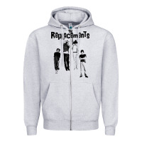 Heather Grey hanging with the replacements Zipper Hoodie - tuanDangUi