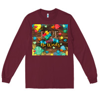 Burgundy love needs no words Long Sleeve Tee - CowGirlArtShop