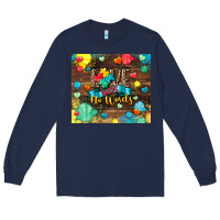 Navy love needs no words Long Sleeve Tee - CowGirlArtShop
