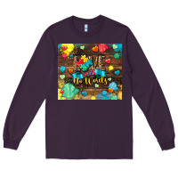 Plum love needs no words Long Sleeve Tee - CowGirlArtShop