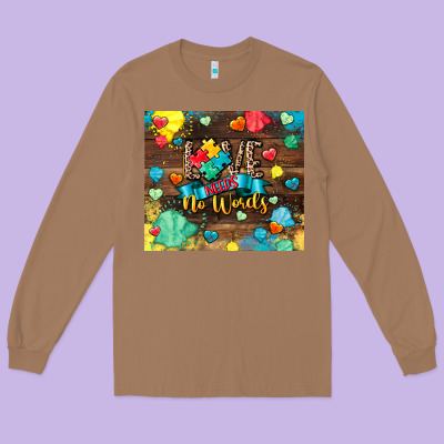 Love Needs No Words Long Sleeve Tee Designed By Cowgirlartshop