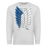 Dove Grey wings of liberty Premium Sweatshirt - tuanDangUi