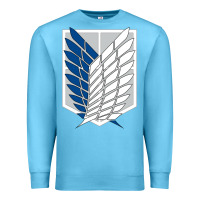Ocean Blue wings of liberty Premium Sweatshirt - tuanDangUi