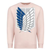 Pale Pink wings of liberty Premium Sweatshirt - tuanDangUi