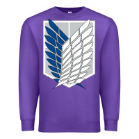 Purple wings of liberty Premium Sweatshirt - tuanDangUi