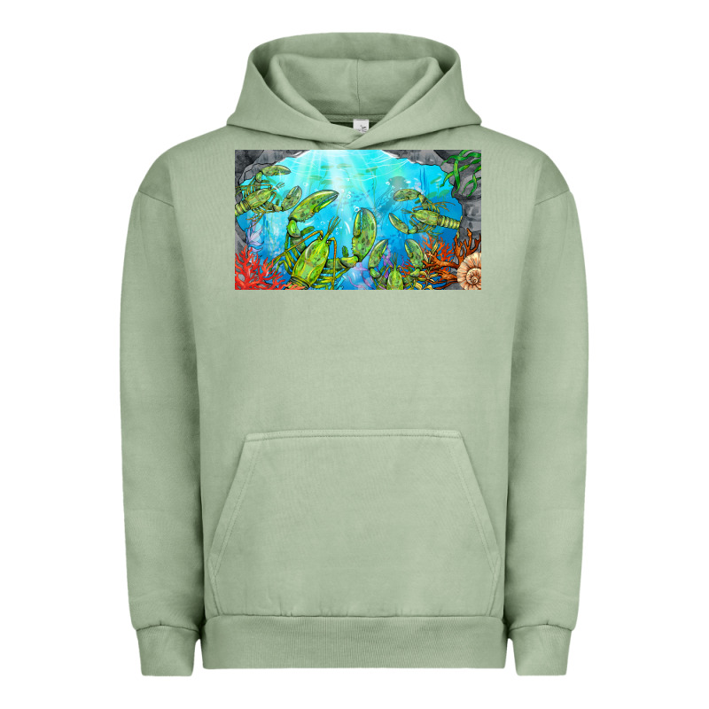 Lobster Sippy Cup Urban Hoodie by BarkalooDesign | Teevron
