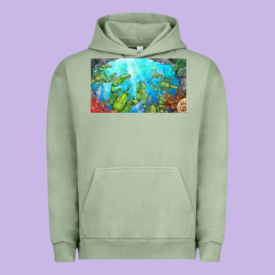 Lobster Sippy Cup Urban Hoodie Designed By Barkaloodesign