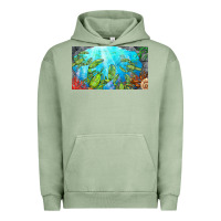 Pigment Oil Green lobster sippy cup Urban Hoodie - BarkalooDesign