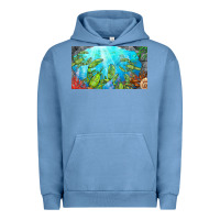 Pigment Pebble Blue lobster sippy cup Urban Hoodie - BarkalooDesign