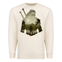 Sandshell the witcher geralt hero sword companion minima list illusion art Premium Sweatshirt - tuanDangUi