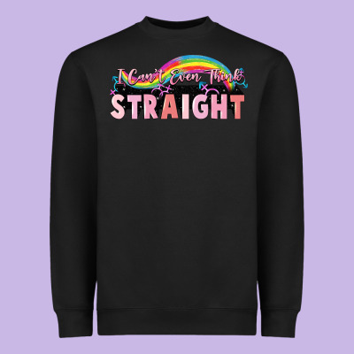 I Cant Ever Think Straight Heavyweight Sweatshirt Designed By Fadigitalartstudio