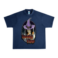 Navy spooky vibes Urban Heavy Tee - JahusDesignShop