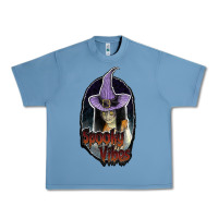 Pebble Blue spooky vibes Urban Heavy Tee - JahusDesignShop