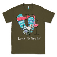 Army Green Wine Flip Flops Girl Classic Tee - Bettercallsaul