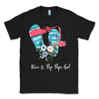 Black Wine Flip Flops Girl Classic Tee - Bettercallsaul