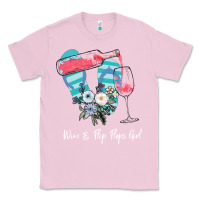 Bubblegum Pink Wine Flip Flops Girl Classic Tee - Bettercallsaul