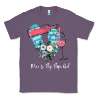 Lavender Wine Flip Flops Girl Classic Tee - Bettercallsaul