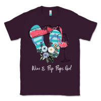 Plum Wine Flip Flops Girl Classic Tee - Bettercallsaul