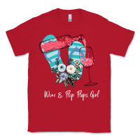 Red Wine Flip Flops Girl Classic Tee - Bettercallsaul