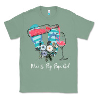 Sage Wine Flip Flops Girl Classic Tee - Bettercallsaul