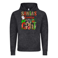 Vintage Black santa's favorite cpht Vintage Hoodie - texasbilliewilder
